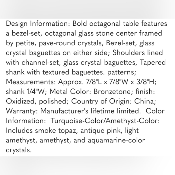 Heidi Daus Lavish Layers Crystal Faceted Ring - Picture 5 of 7